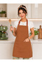 Premium Kitchen Apron Stain-Resistant Water-Repellent Fabric Apron with Plastic Adjustment Buckle and Neck Strap - 2