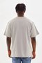 Men's Printed T-Shirt Short Sleeve Crew Neck Relaxed Fit T-Shirt - Gray - 2