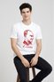 Marchè Bien Men's Atatürk Printed T-Shirt Short Sleeve Crew Neck T-Shirt - White