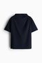 Draped stand-collar top - 4
