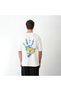 Marchè Bien Men's Short Sleeve Summer T-Shirt Crew Neck Printed Oversize T-Shirt - White - 5