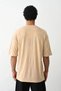 Marchè Bien Men's T-Shirt Plain Basic Combed Cotton Summer Crew Neck Short Sleeve T-Shirt - Beige - 4