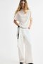 Draped stand-collar top - 2