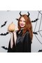 Devil Horns Headband Cosplay Horn Hair Hoop Gothic Halloween Dress Up Hair Accessories Halloween Costume - 8