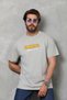 Marchè Bien Men's Short Sleeve Summer T-Shirt Crew Neck Printed Oversize T-Shirt - Gray - 5