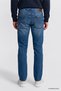 Cotton Straight Fit Pocket Stretch Jean Denim Jeans Pants - 4