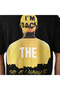 Men's Printed T-Shirt Short Sleeve Crew Neck Regular Fit Comfortable Fit Casual T-Shirt - Black - 5