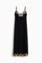 Lace-trimmed jersey pyjamas - 5
