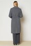 Belted Checked Coat 90656 - 4