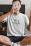 Unisex Oversize 24/1 Combed Cotton Dtf Printed T-Shirt - Dtf276 - 2