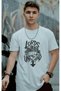 Marchè Bien Unisex Oversize 24/1 Combed Cotton Dtf Printed T-Shirt - Dtf161 - 3