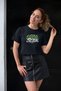 Women's Custom Printed Modern Fit 100% Cotton Crew Neck T-Shirt - 4