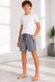 Children's Premium Swim Shorts with Zipper Pockets and Mesh Lining - Black - 2