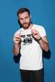 Men's Custom Printed Modern Fit 100% Cotton Crew Neck T-Shirt - 2