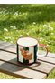 Cute Embossed Puppy Mug Dark Green and White striped Striped Healing Breakfast Cup - 4