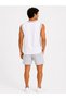 Marchè Bien Men's Contrast Ribbed Sleeveless Undershirt Crew Neck Summer Basic Undershirt - White - 2