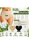 Özten 12 Li Women's Natural Bamboo High Waist Panties Set - 3
