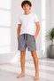 Children's Premium Swim Shorts with Zipper Pockets and Mesh Lining - Black