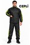 Marchè Bien Men's Biker Raincoat Waterproof Raincoat Set with Pockets