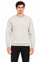 Men's 3-Piece Crew Neck Sweatshirt with Inner Ribbed 2-Yarn Plain Long Sleeve Regular Fit - Black - Claret Red - 8