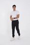 Marchè Bien Men's Winter Three-Thread Elastic Sweatpants - Black - 4