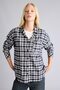 100% Cotton Overshirt Fit Checkered Shirt G0293Ax26Wn - 3