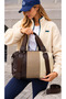 Women's Large Size, Large Volume, Daily or Travelable Luxury Hand & Shoulder Bag - 2