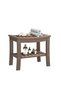 HDPE Shower Bench with Storage Shelf, 330 LBS ADA Compliant Non-Slip Shower Seat, Indoor Outdoor UV & Water Resistant