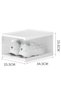 Plastic, Stackable Shoe Boxes, Foldable, Space-Saving, Easy Installation, 1 Tier, Clear