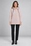 Women's Stone Waist Elasticized Water and Wind Resistant Fur Long Black Coat