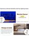 شريط إضاءة LED COB بمستشعر حركة 5 فولت، قابل لضبط التأخير الزمني، طريقتان لتزويد الطاقة، يعمل بالبطارية (لا يعمل بالكهرباء) - 6