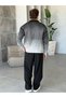 Transitional Pattern Double Zipper Knitwear Gray - 6