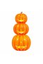 Halloween Decoration Pumpkin Jack O Lantern, LED 3 Layers Pumpkin Tower with Multiple Expression Designs - 8