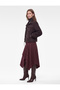 Long Sleeve Zippered Pocketed High Collar Faux Suede Crop Jacket with Tie Waist - 2
