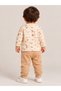 Baby Boy Dinosaur Print Cotton T-Shirt and Joggers Set - 4
