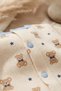 Mavi Bear 3-Piece Baby Romper and Beanie Set - 100% Cotton, Newborn Set 0 3-3-6 - 5