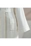 Vella 100% cotton embroidered family bathrobe set - petrol/ecru m-l/l-xl (6 pieces) - 3