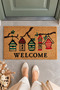 Coco Paspas Coconut Fiber Door Mat Bristle Door Mat 40X60