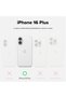 Protective case, MagSafe, Compatible with iPhone 16 Plus, Transparent - 2