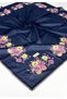 Embroidered 100% Cotton Cheesecloth 6806 90 X 90 Navy Blue, Lilac-12