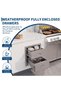 304 Stainless Steel Outdoor Kitchen Drawer, Flush Mount Built-in BBQ Drawer with Ventilation Panel for Grill Island Patio Cabinet - 7