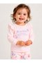 Baby Girl Butterfly Print T-Shirt and Pants Set - 2