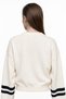 Women's 95 Patterned Crew Neck Crop Knit Sweater - 4