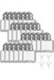 24 قطعة من موزعات الفلفل الصغيرة، موزعات فلفل شفافة صغيرة، موزعات فلفل فردية، موزعات فلفل صغيرة على شكل مكعب