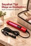 Travel-Size Tongs and Straightener for Straight and Wavy Hair