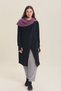 Flowy Hooded Collar Fingered Long Cardigan - 5