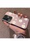 Vivo Y29 4g Compatible Women's Pink Striped Daisy Phone Case Impact Resistant - 2