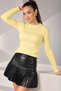 Women's Raglan Sleeve Knitwear Blouse - 3