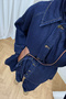 Belted Denim Suit 4-62808 - 6