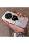 Vivo X300 Compatible Colorful Line Cat Figure Phone Case Shock-Absorbing Protective Case - 2